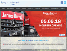 Tablet Screenshot of moreinmorpeth.co.uk